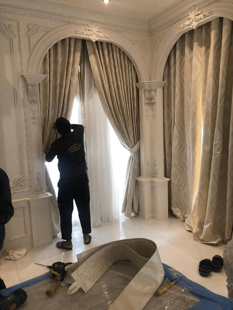 Jahed Curtains Installation